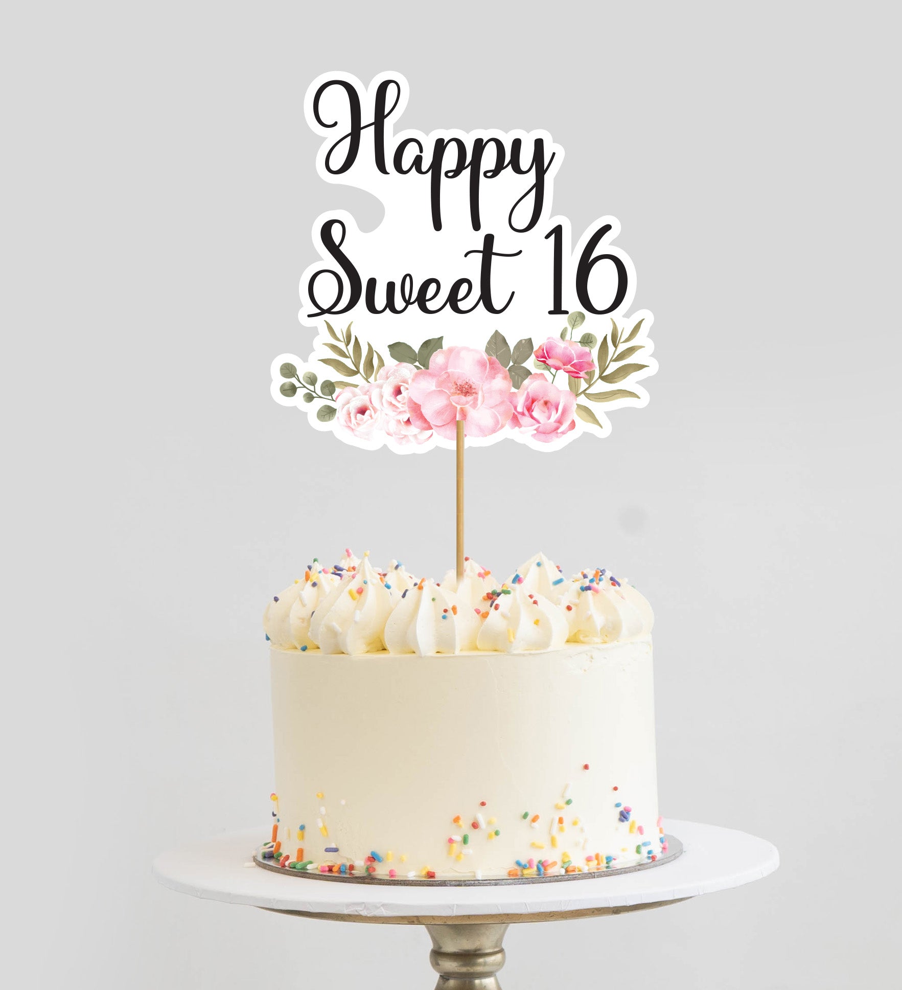 Sweet 16 Birthday Cake Ideas for Decoration